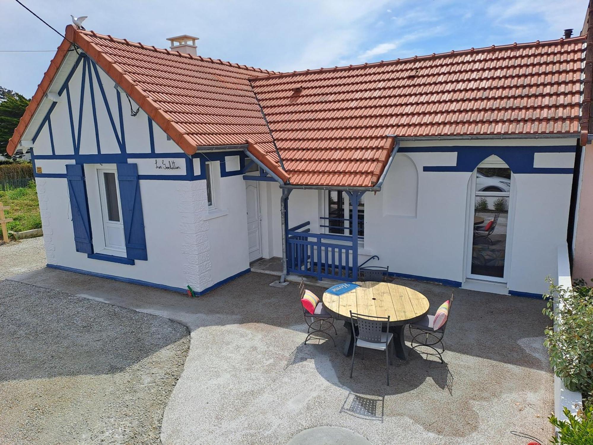 Les Goelettes A 250 M De La Plage Barneville-Carteret Exterior foto